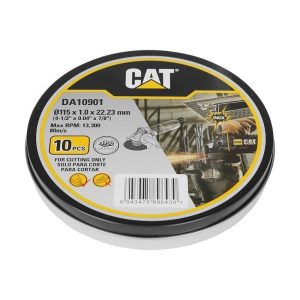 CAT Cutting Disc 115mm x 1mm x 22.2mm 10pcs Tin Case